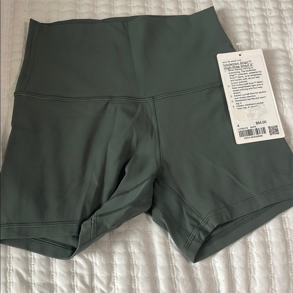 Lululemon Align Short 4” Dark Forest 🌳